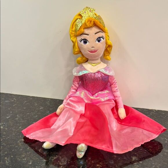 Ty Beanie Buddies Disney's Princess AURORA Sleeping Beauty Plush Toy 17” - Picture 1 of 9